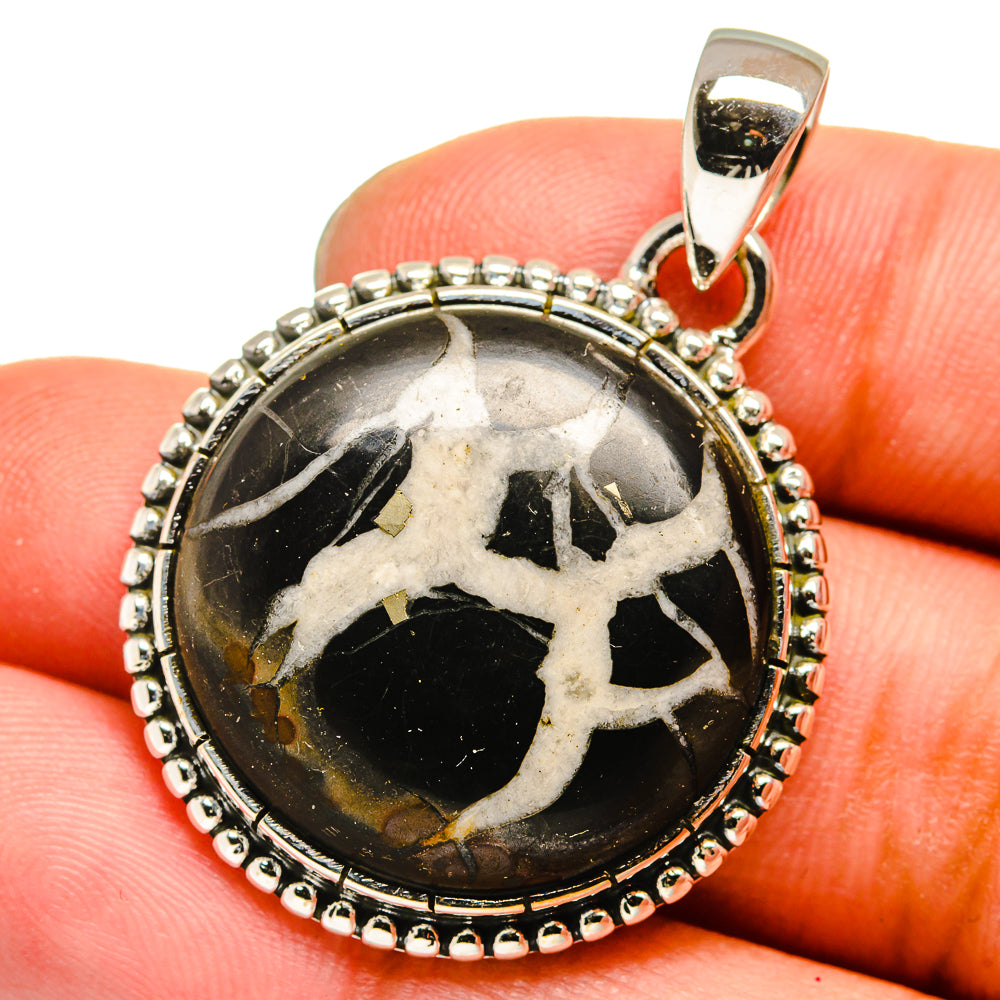 Septarian Geode Pendants handcrafted by Ana Silver Co - PD13379