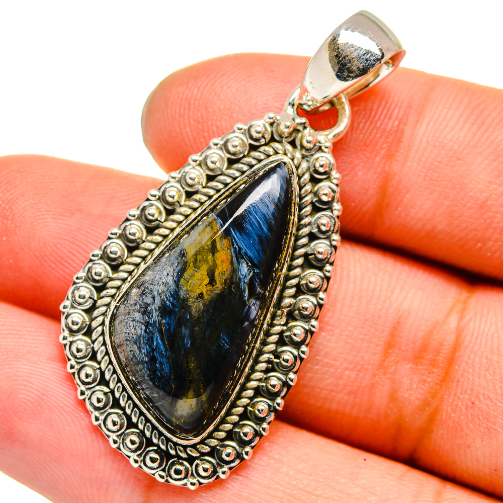 Pietersite Pendants handcrafted by Ana Silver Co - PD13382