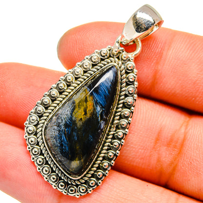 Pietersite Pendants handcrafted by Ana Silver Co - PD13382