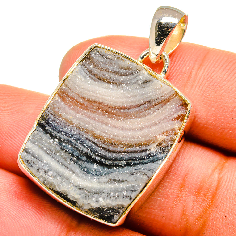 Desert Druzy Pendants handcrafted by Ana Silver Co - PD13391