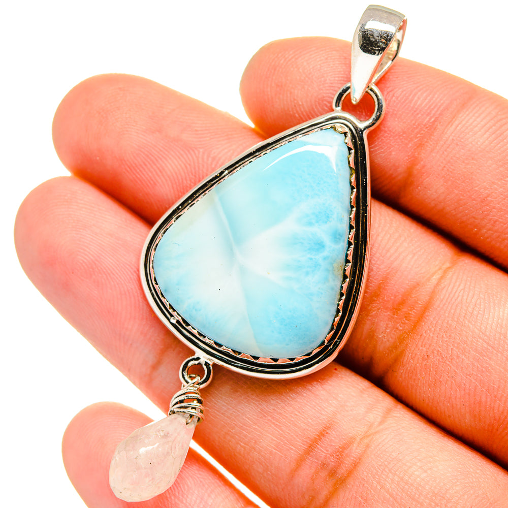 Larimar Pendants handcrafted by Ana Silver Co - PD13398