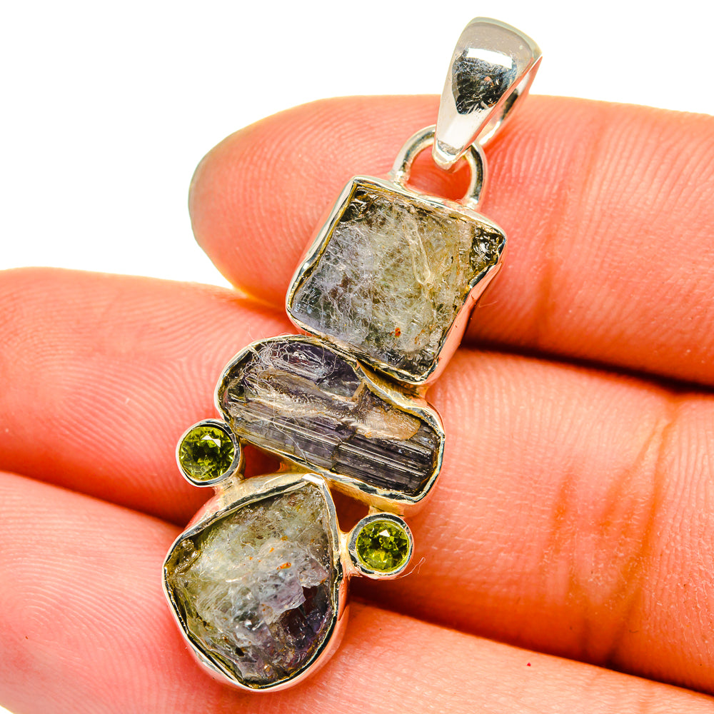 Tanzanite Pendants handcrafted by Ana Silver Co - PD13402