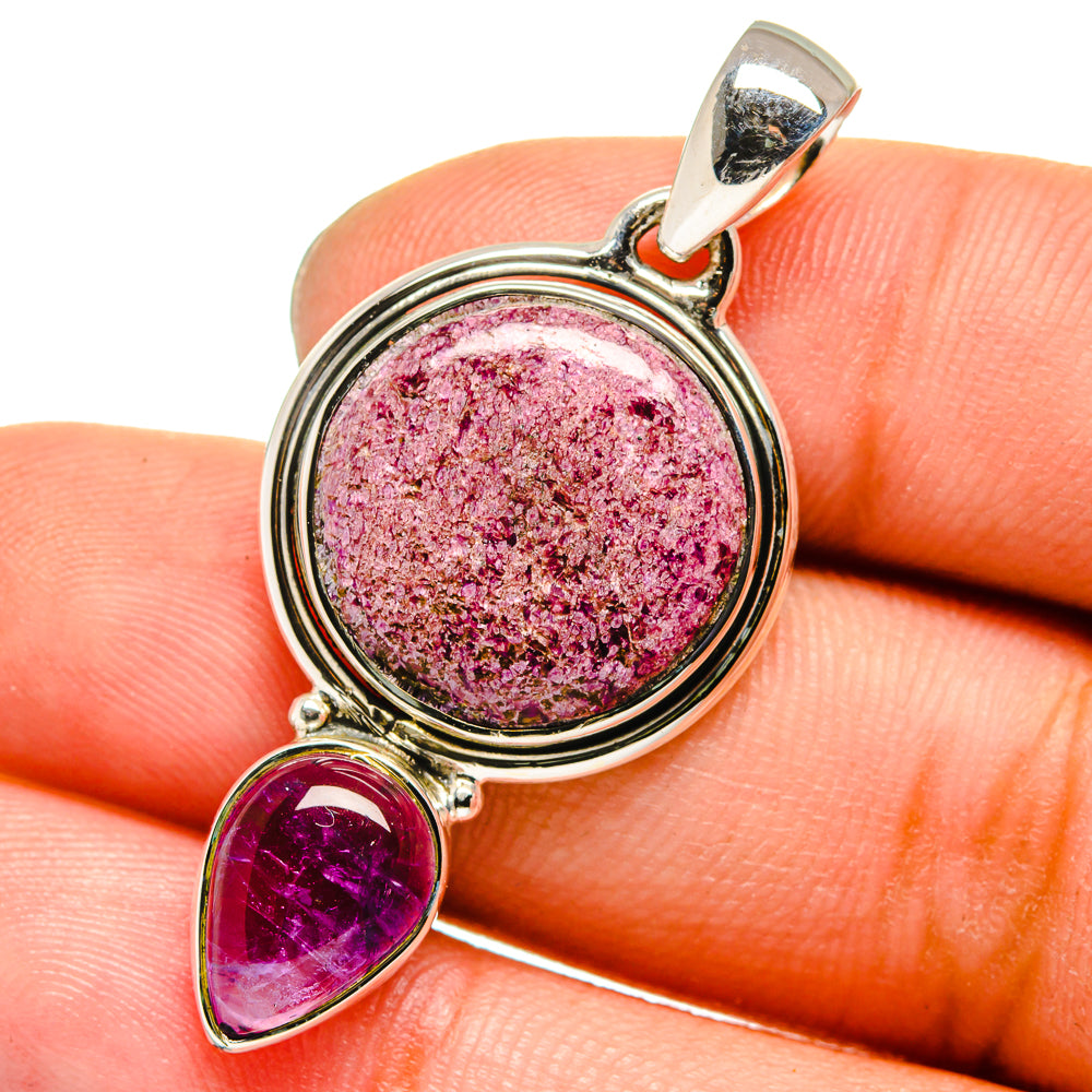 Stichtite Pendants handcrafted by Ana Silver Co - PD13416
