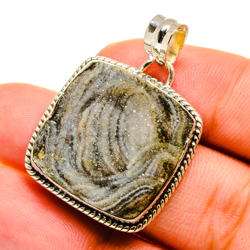 Desert Druzy Pendants handcrafted by Ana Silver Co - PD13432