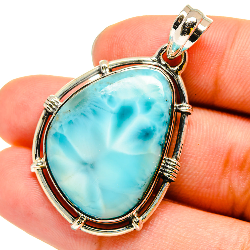 Larimar Pendants handcrafted by Ana Silver Co - PD13436