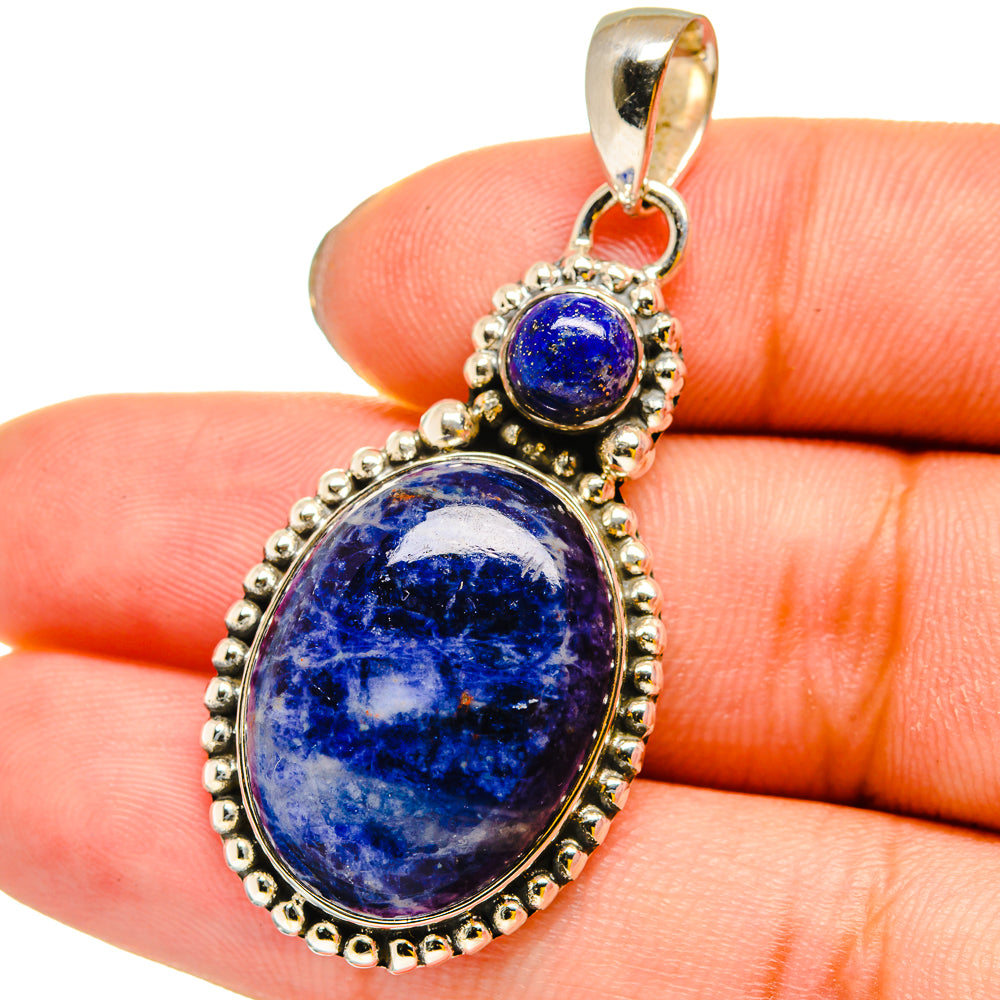 Sodalite Pendants handcrafted by Ana Silver Co - PD13438