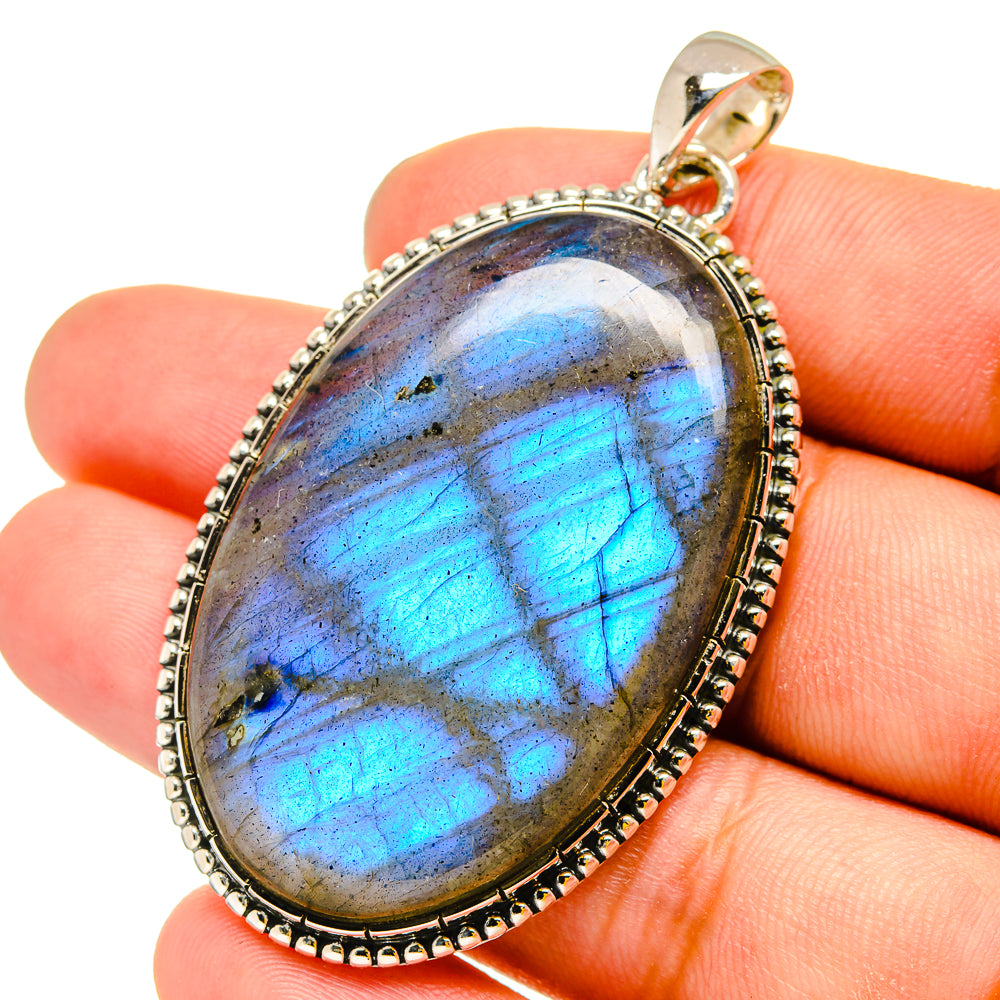 Labradorite Pendants handcrafted by Ana Silver Co - PD13447