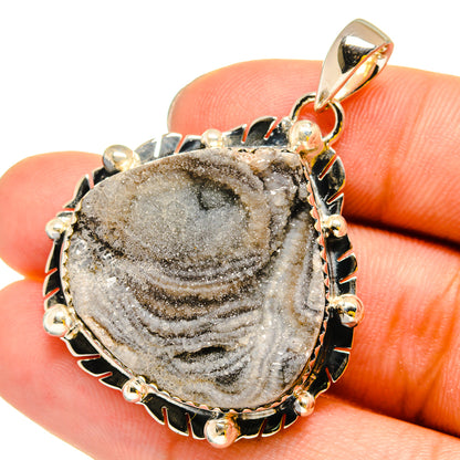 Desert Druzy Pendants handcrafted by Ana Silver Co - PD13449