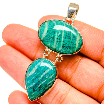Amazonite Pendants handcrafted by Ana Silver Co - PD13452