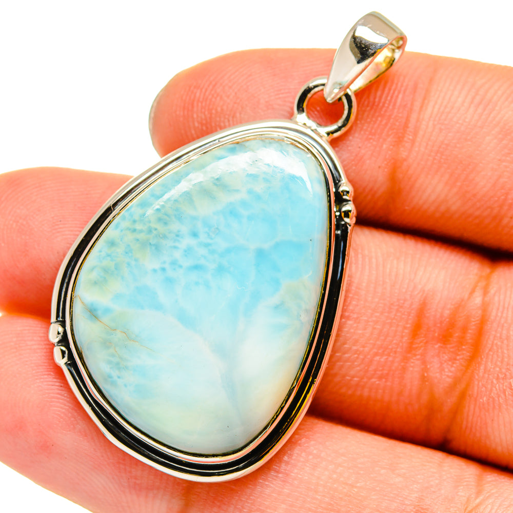 Larimar Pendants handcrafted by Ana Silver Co - PD13454