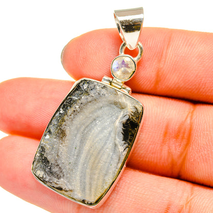 Desert Druzy Pendants handcrafted by Ana Silver Co - PD13457