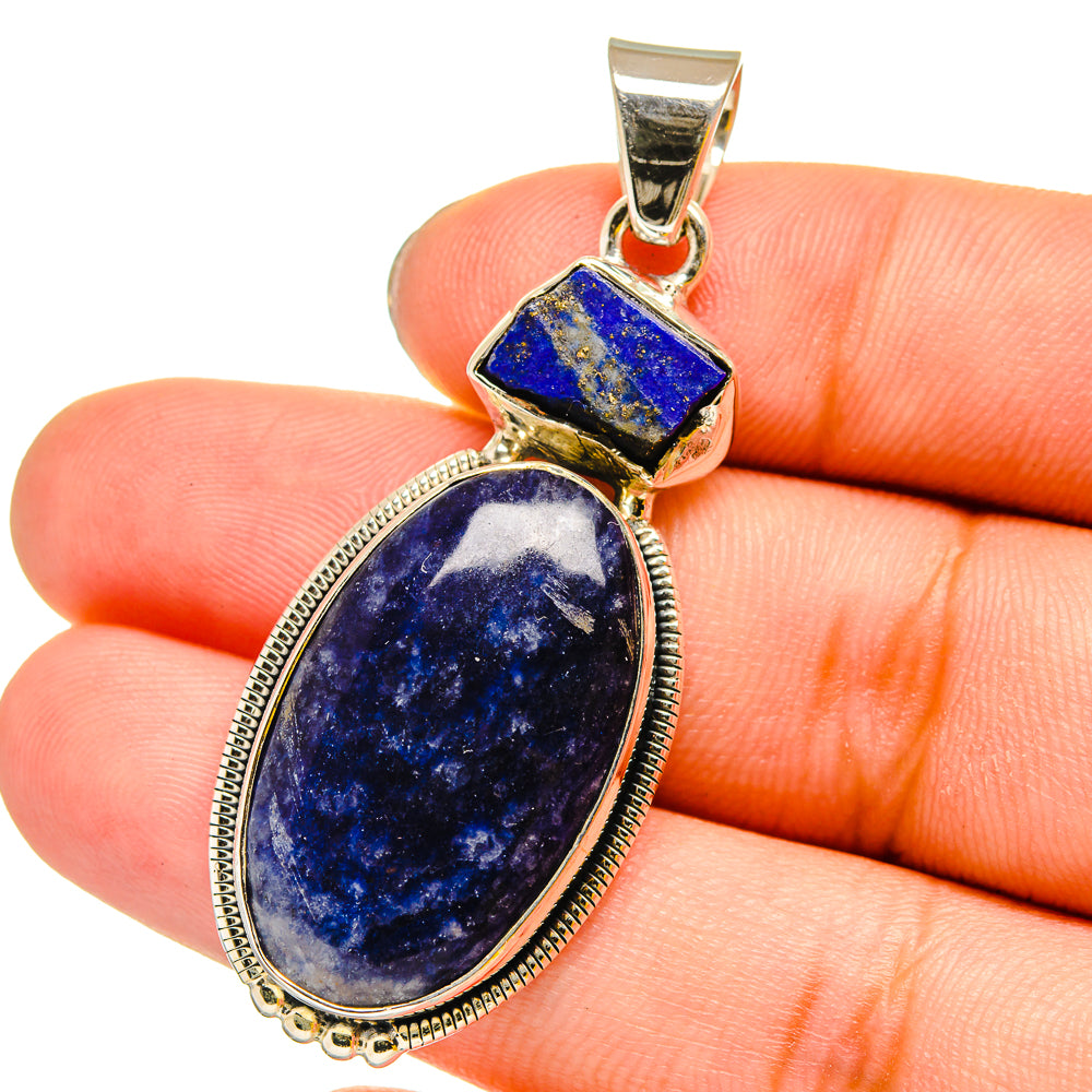 Sodalite Pendants handcrafted by Ana Silver Co - PD13458