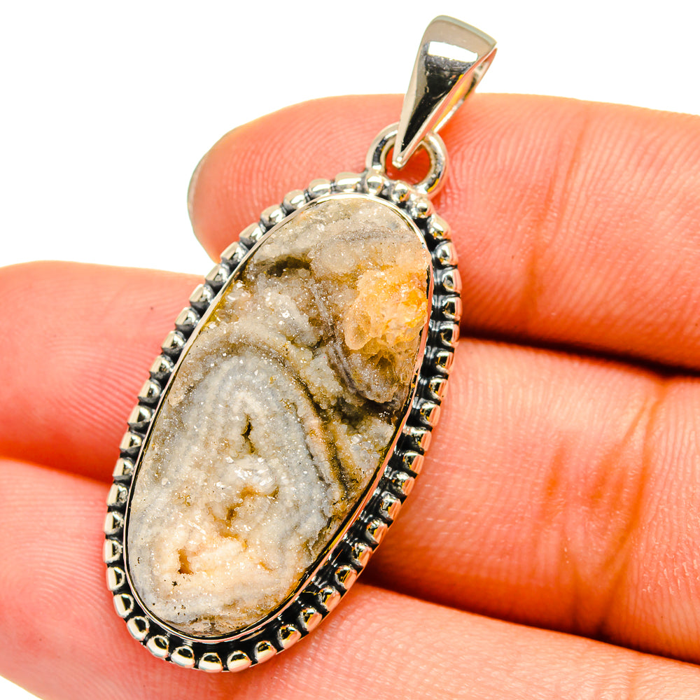 Desert Druzy Pendants handcrafted by Ana Silver Co - PD13465