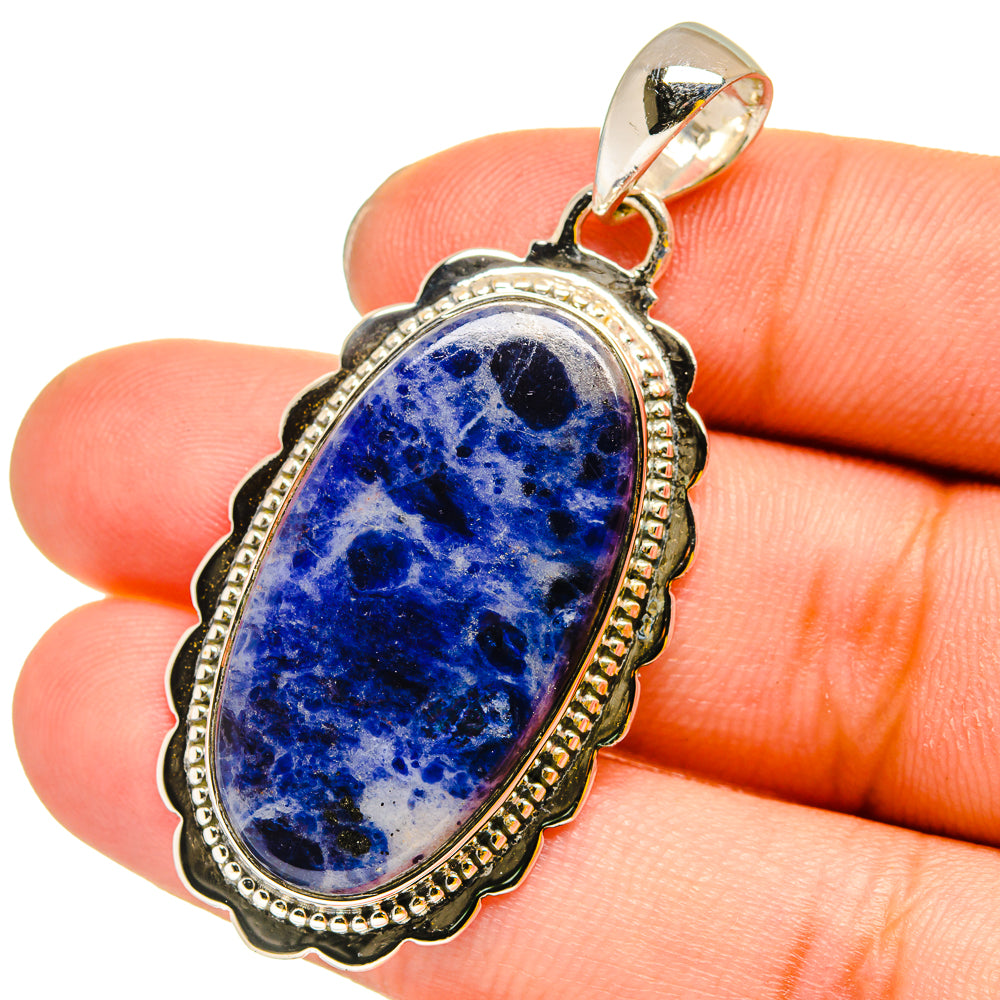 Sodalite Pendants handcrafted by Ana Silver Co - PD13482