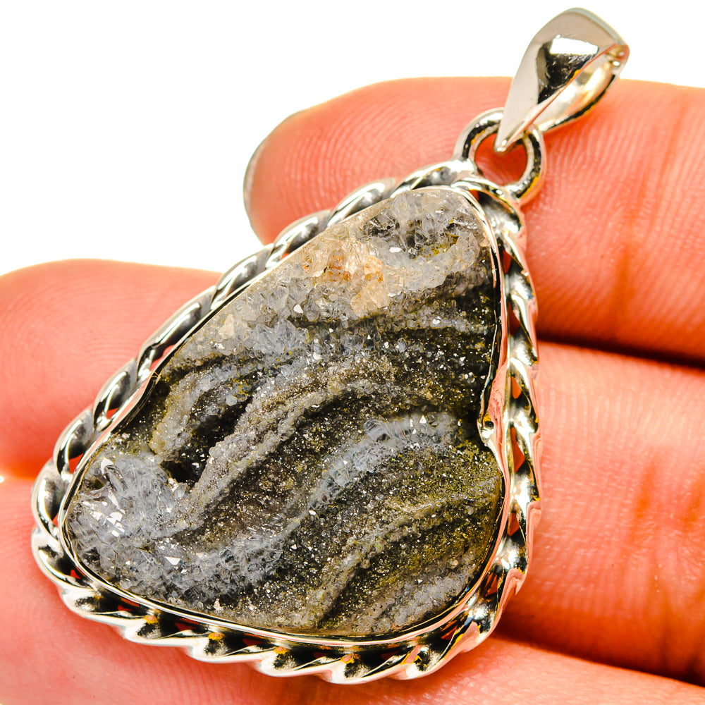 Desert Druzy Pendants handcrafted by Ana Silver Co - PD13484