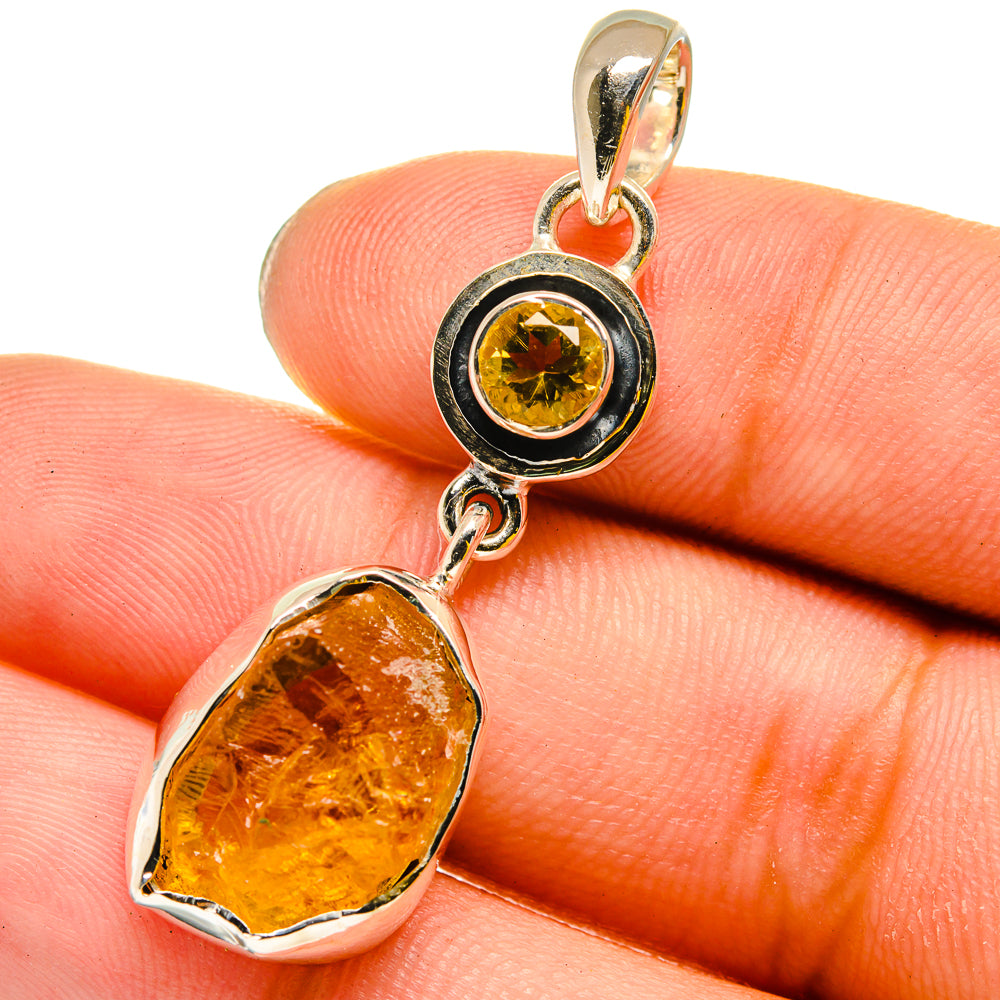 Citrine Pendants handcrafted by Ana Silver Co - PD13487