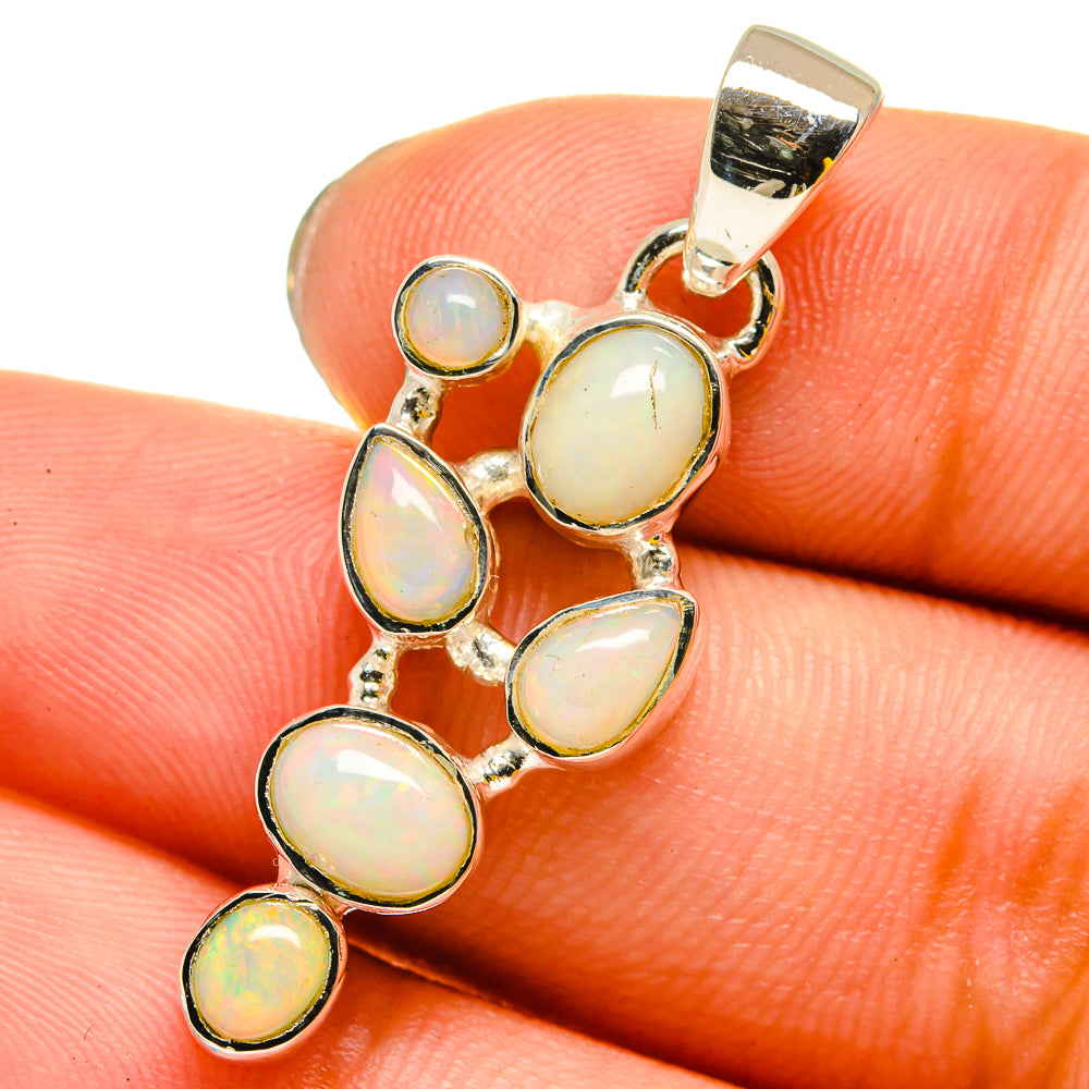 Ethiopian Opal Pendants handcrafted by Ana Silver Co - PD13488