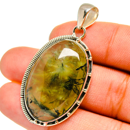 Prehnite Pendants handcrafted by Ana Silver Co - PD13489