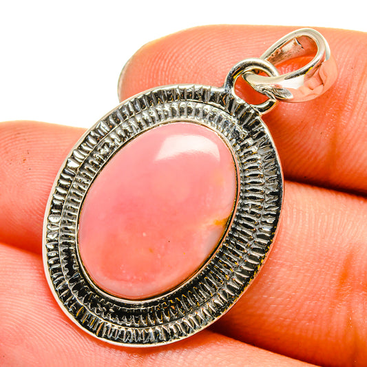 Pink Opal Pendants handcrafted by Ana Silver Co - PD13490