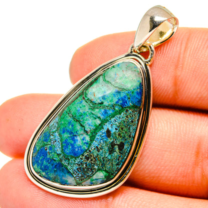 Azurite Pendants handcrafted by Ana Silver Co - PD13493
