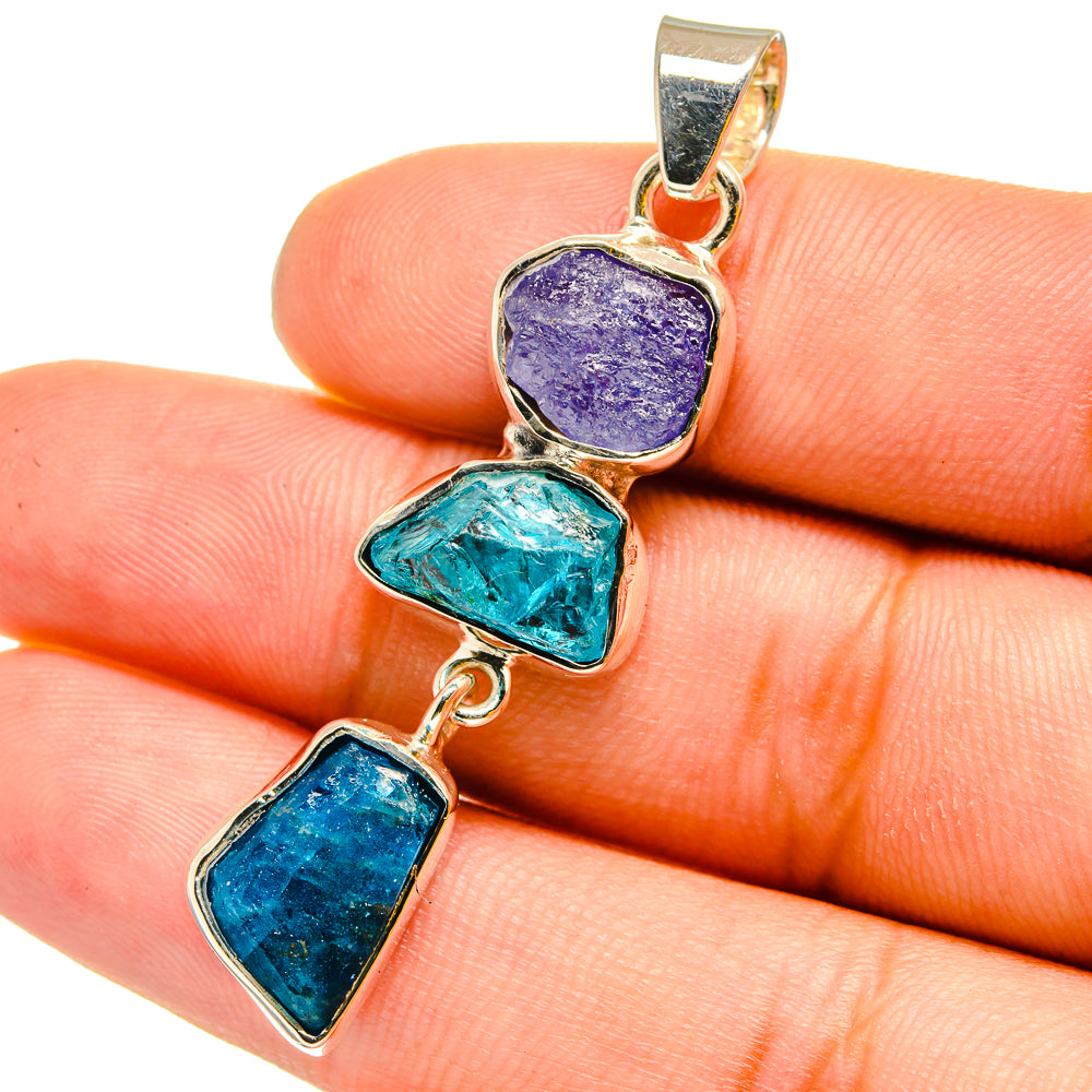 Apatite Pendants handcrafted by Ana Silver Co - PD13496