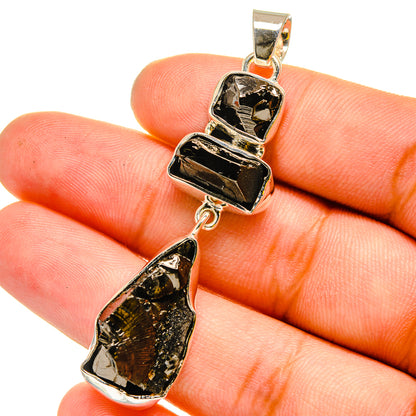 Shungite Pendants handcrafted by Ana Silver Co - PD13501