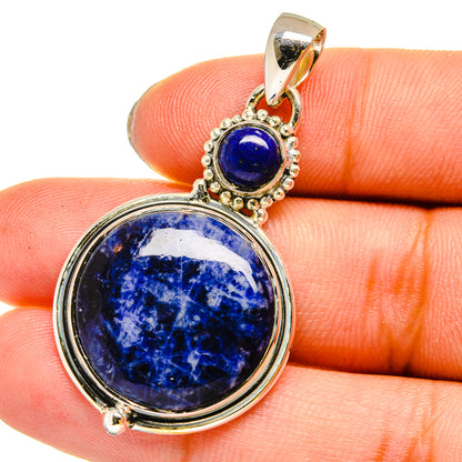 Sodalite Pendants handcrafted by Ana Silver Co - PD13505