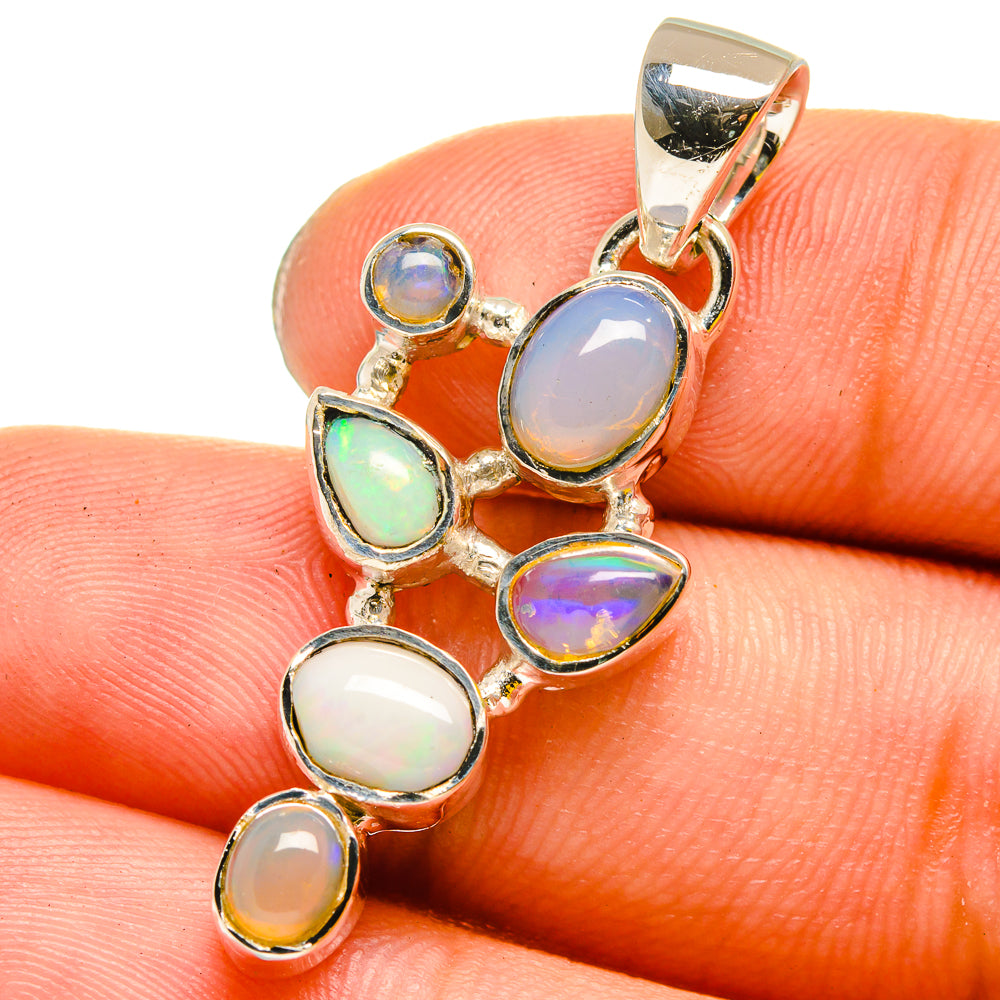 Ethiopian Opal Pendants handcrafted by Ana Silver Co - PD13506