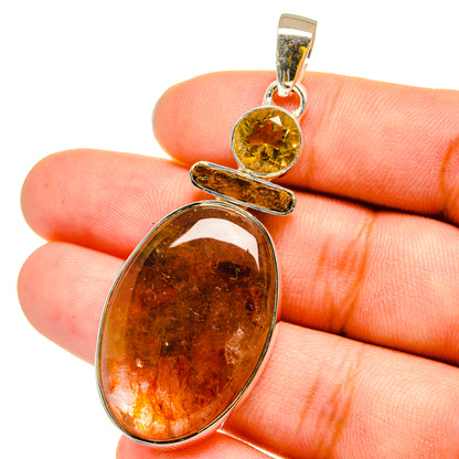 Sunstone Pendants handcrafted by Ana Silver Co - PD13508