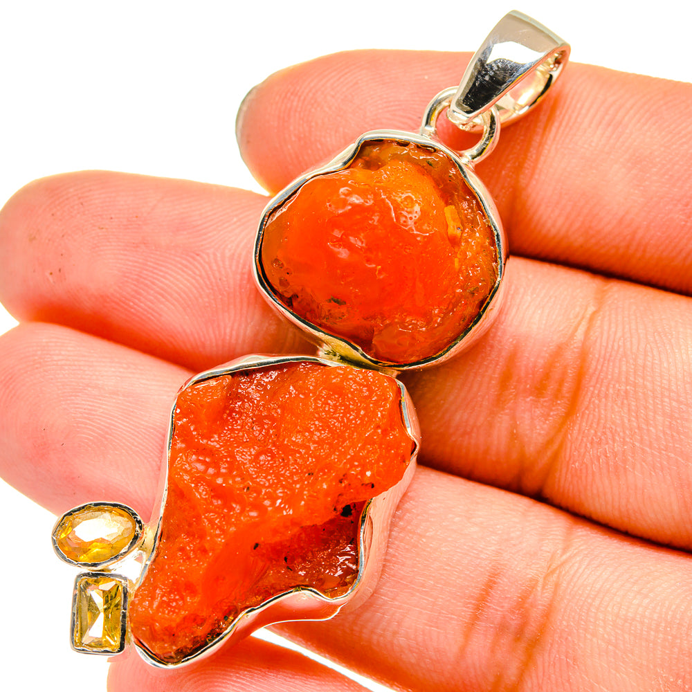 Carnelian Pendants handcrafted by Ana Silver Co - PD13511