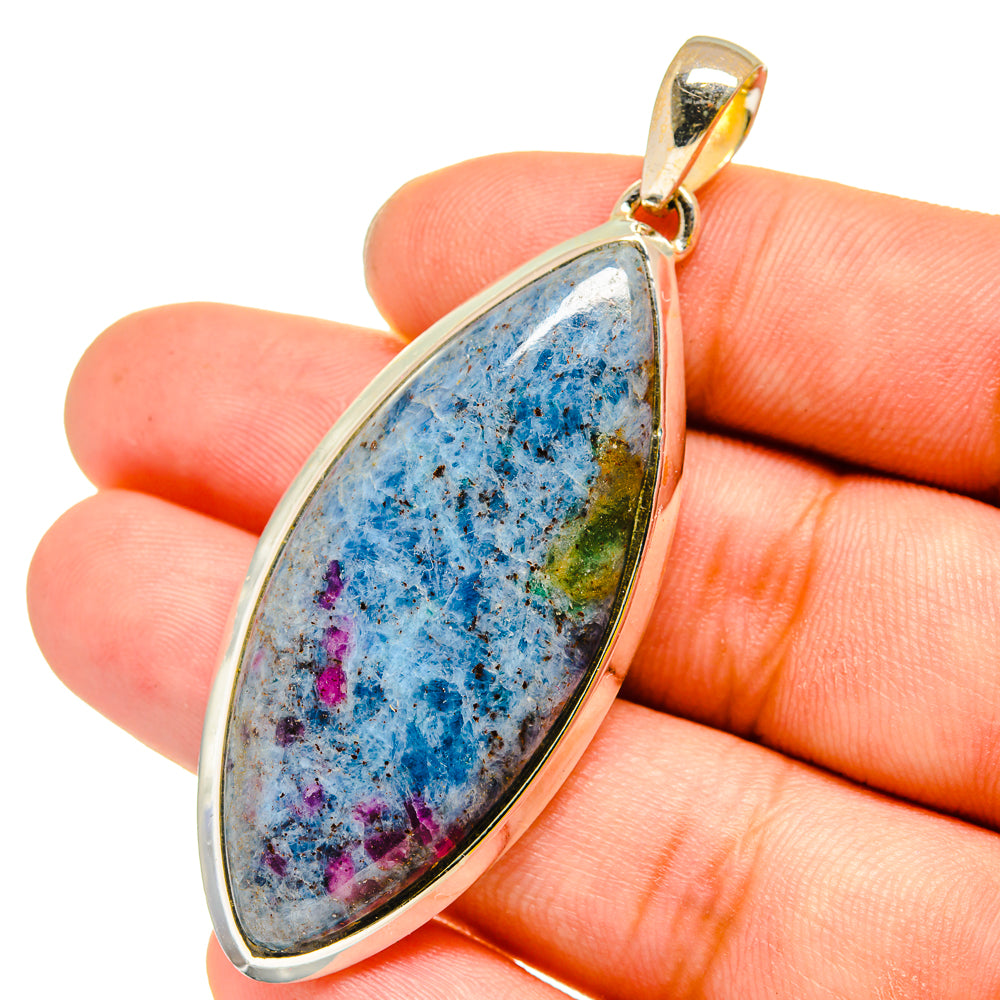 Ruby Fuchsite Pendants handcrafted by Ana Silver Co - PD13515