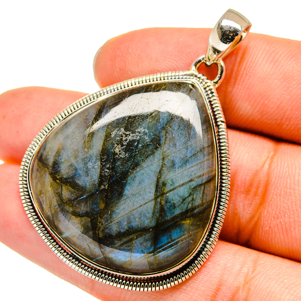Labradorite Pendants handcrafted by Ana Silver Co - PD13518