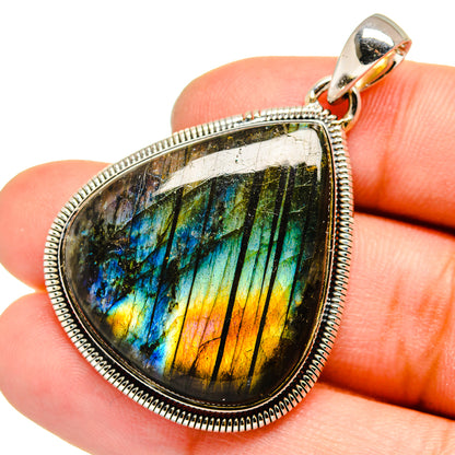 Labradorite Pendants handcrafted by Ana Silver Co - PD13535