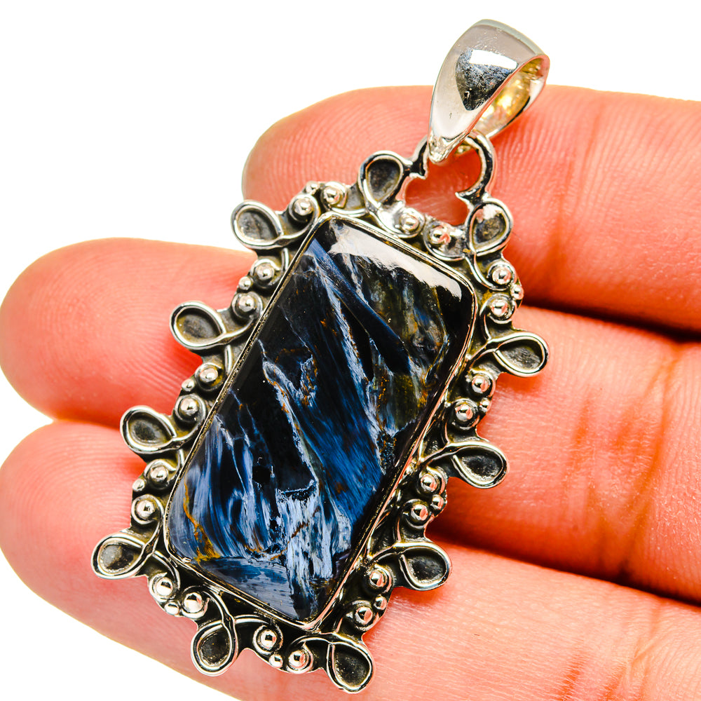Pietersite Pendants handcrafted by Ana Silver Co - PD13547
