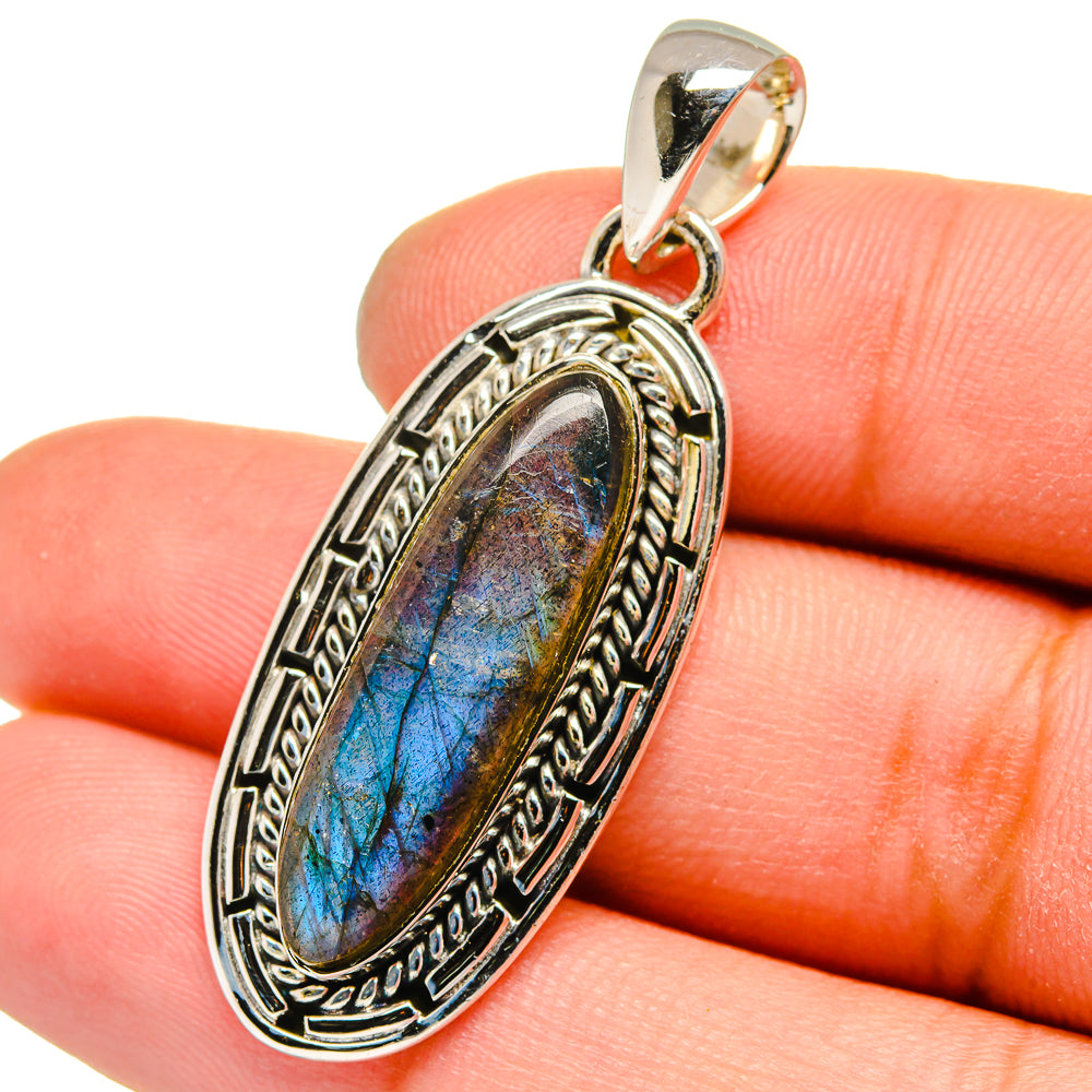 Labradorite Pendants handcrafted by Ana Silver Co - PD13553