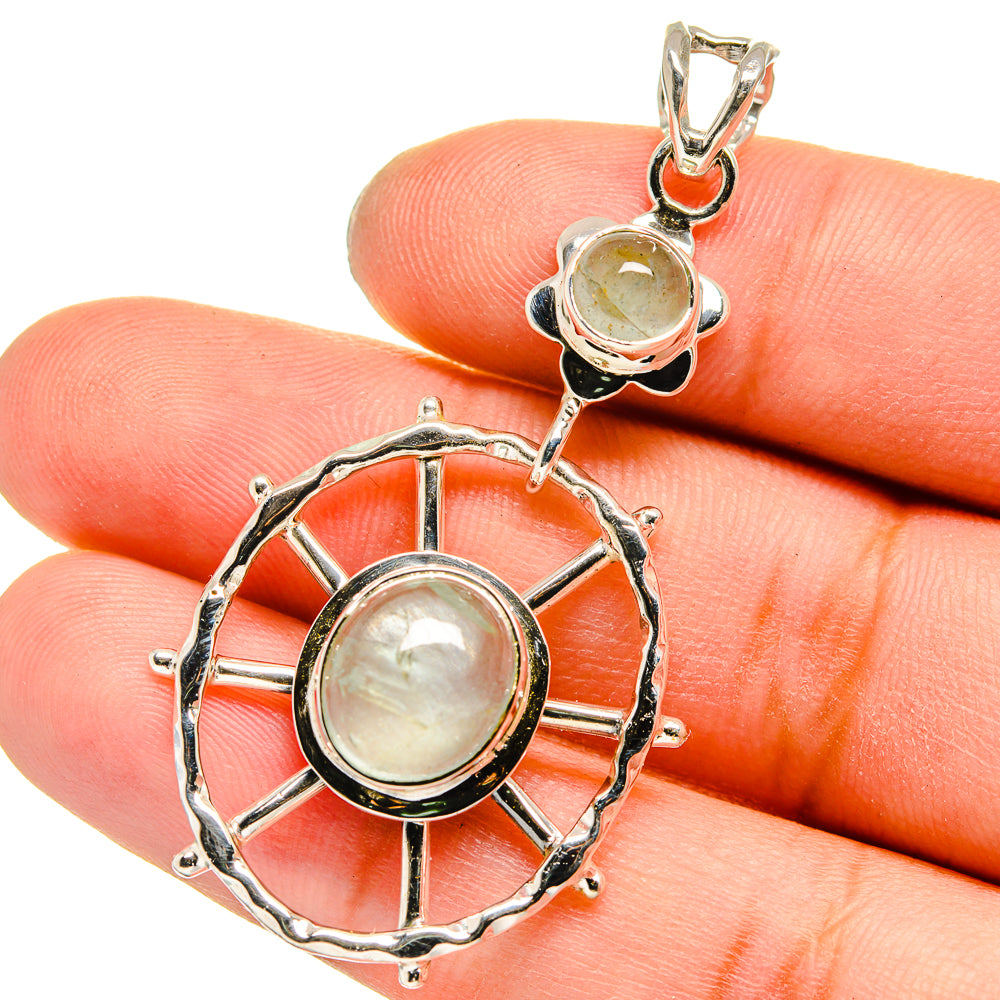 Aquamarine Pendants handcrafted by Ana Silver Co - PD13565