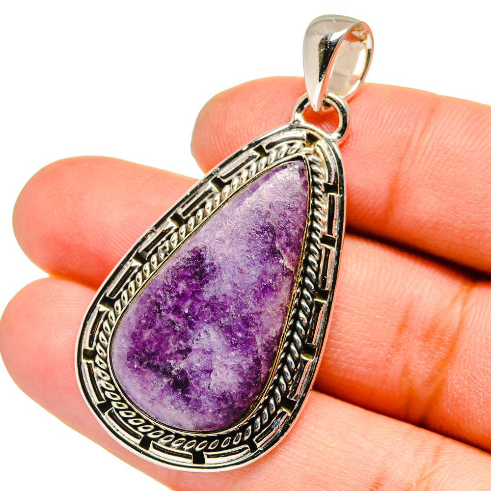 Charoite Pendants handcrafted by Ana Silver Co - PD13568