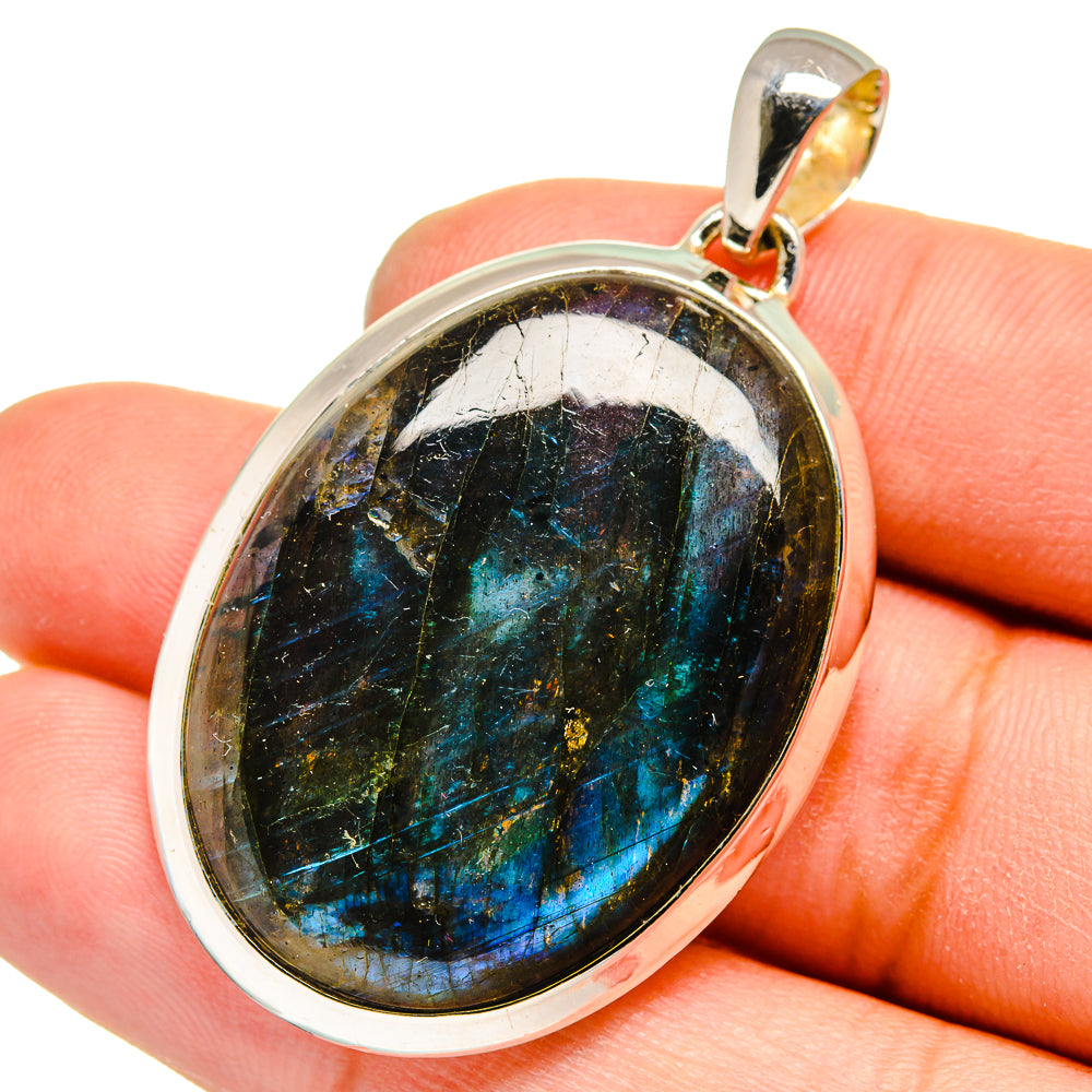 Labradorite Pendants handcrafted by Ana Silver Co - PD13569