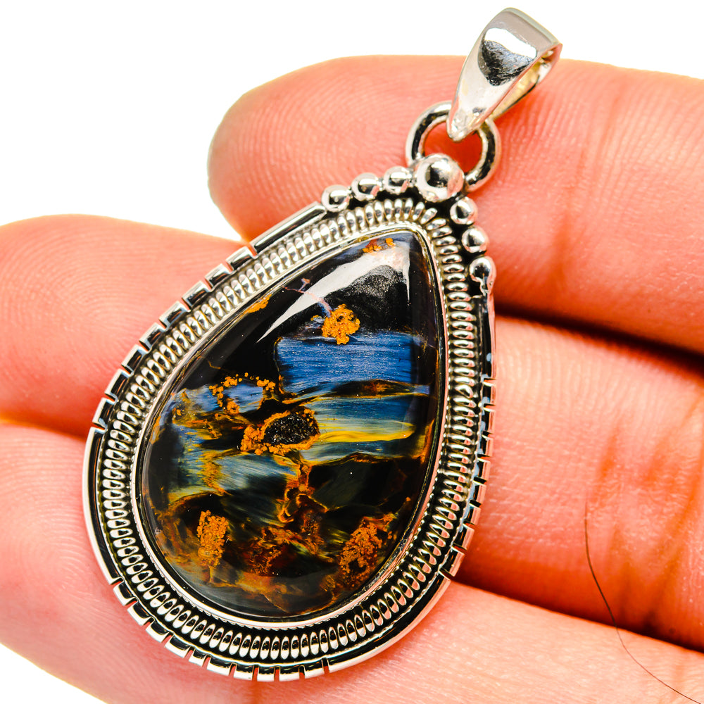 Pietersite Pendants handcrafted by Ana Silver Co - PD13593