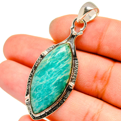 Amazonite Pendants handcrafted by Ana Silver Co - PD13600