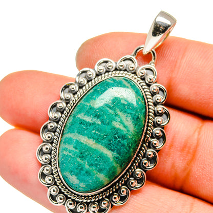Amazonite Pendants handcrafted by Ana Silver Co - PD13612