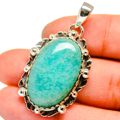 Amazonite Pendants handcrafted by Ana Silver Co - PD13618