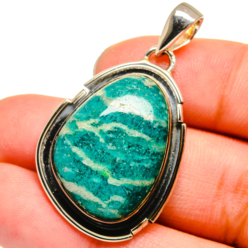 Amazonite Pendants handcrafted by Ana Silver Co - PD13630