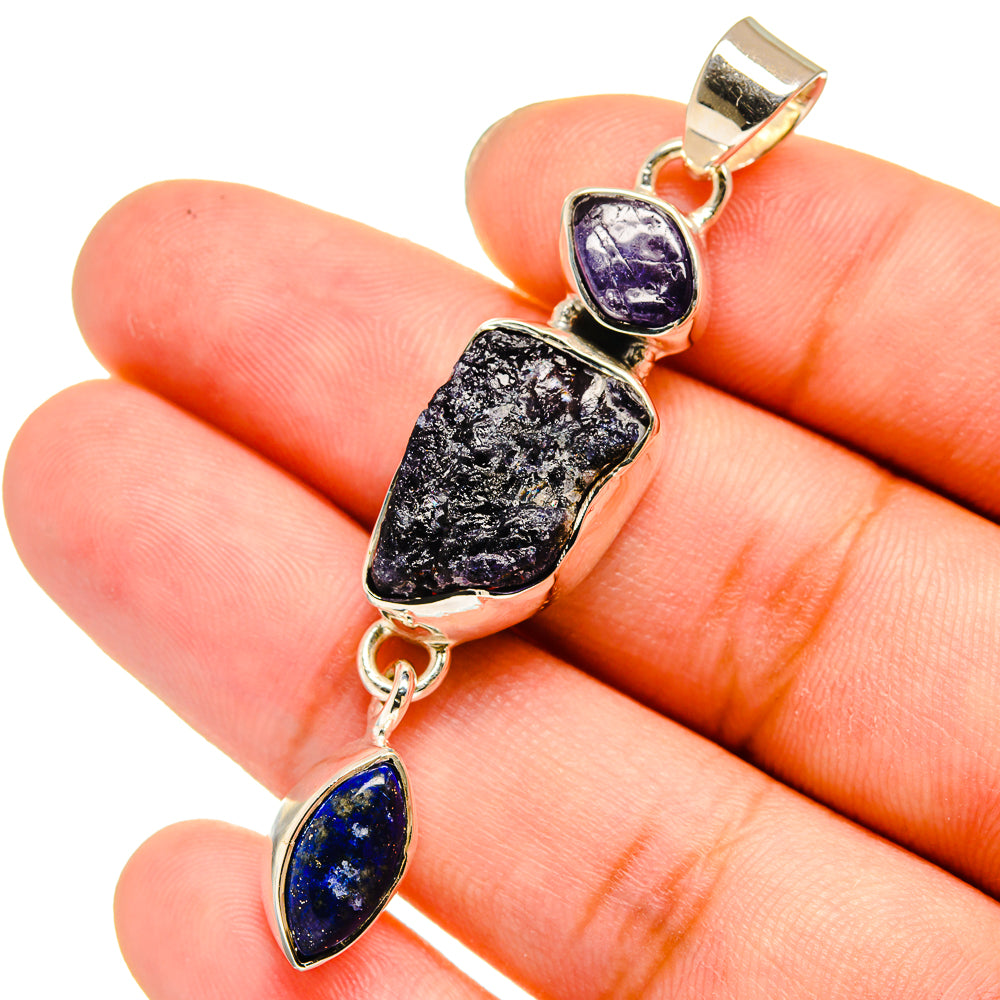 Tanzanite Pendants handcrafted by Ana Silver Co - PD13643
