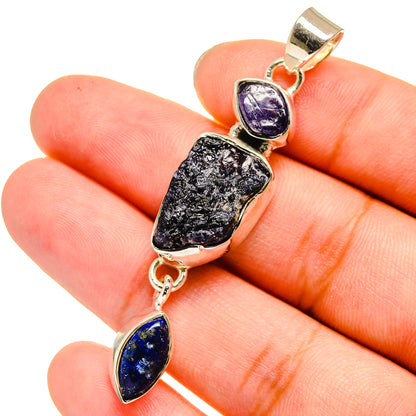 Tanzanite Pendants handcrafted by Ana Silver Co - PD13643