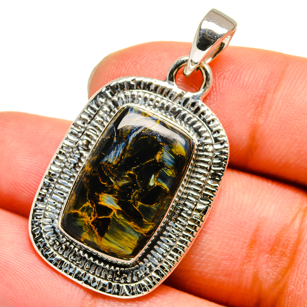 Pietersite Pendants handcrafted by Ana Silver Co - PD13651