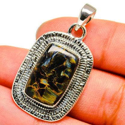 Pietersite Pendants handcrafted by Ana Silver Co - PD13651