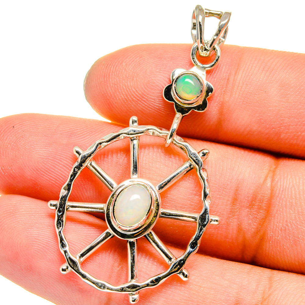 Ethiopian Opal Pendants handcrafted by Ana Silver Co - PD13652