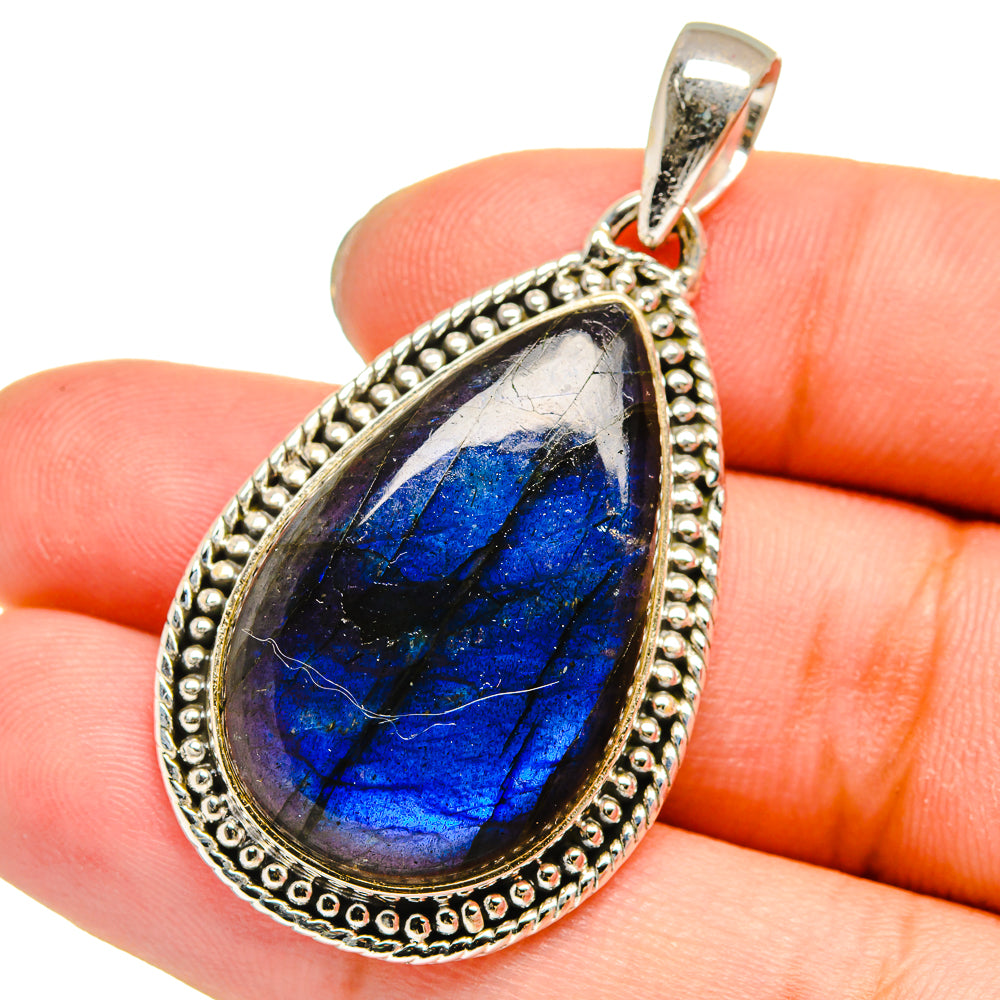 Labradorite Pendants handcrafted by Ana Silver Co - PD13667