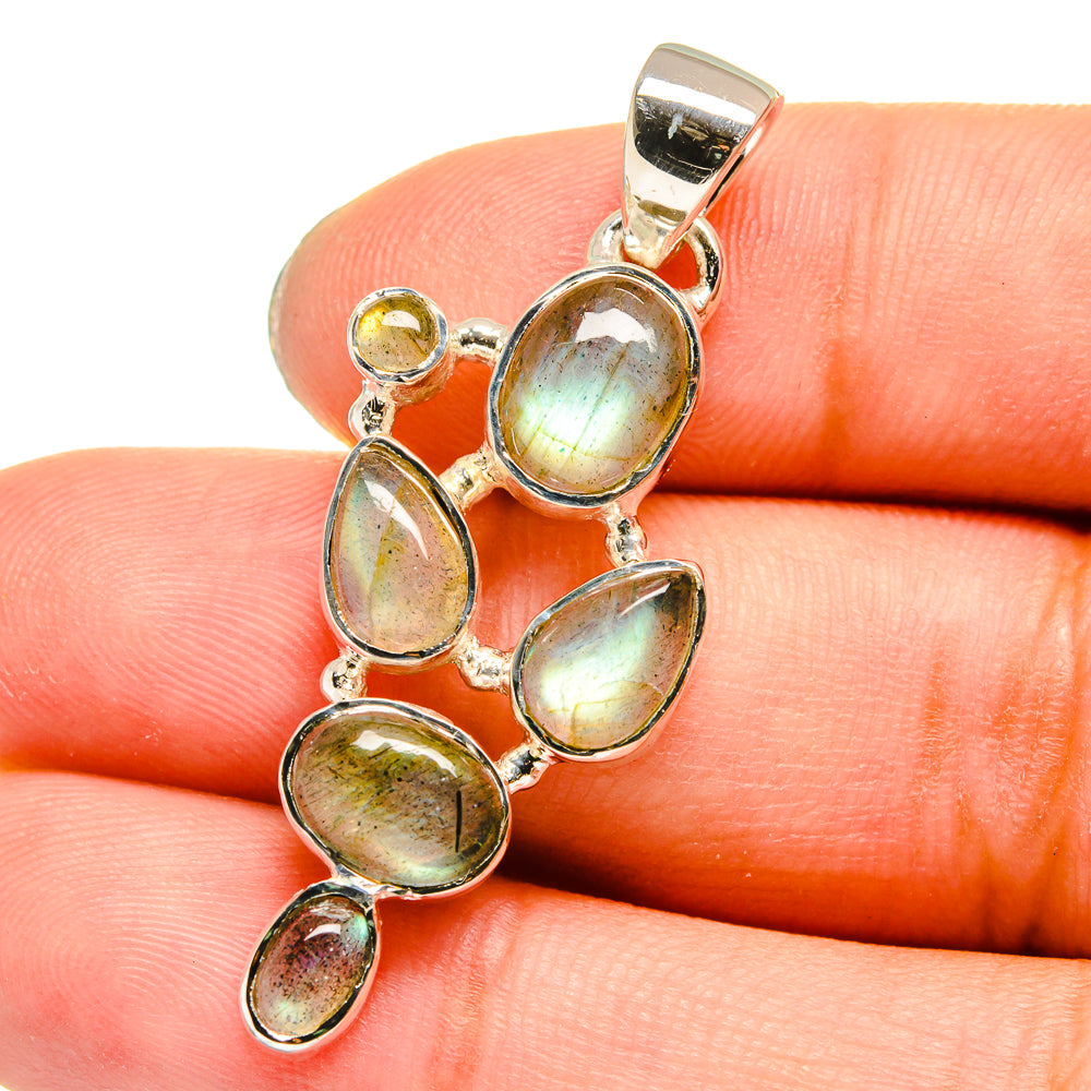 Labradorite Pendants handcrafted by Ana Silver Co - PD13674